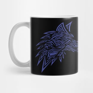 Wolf tattoo love colorful Mug